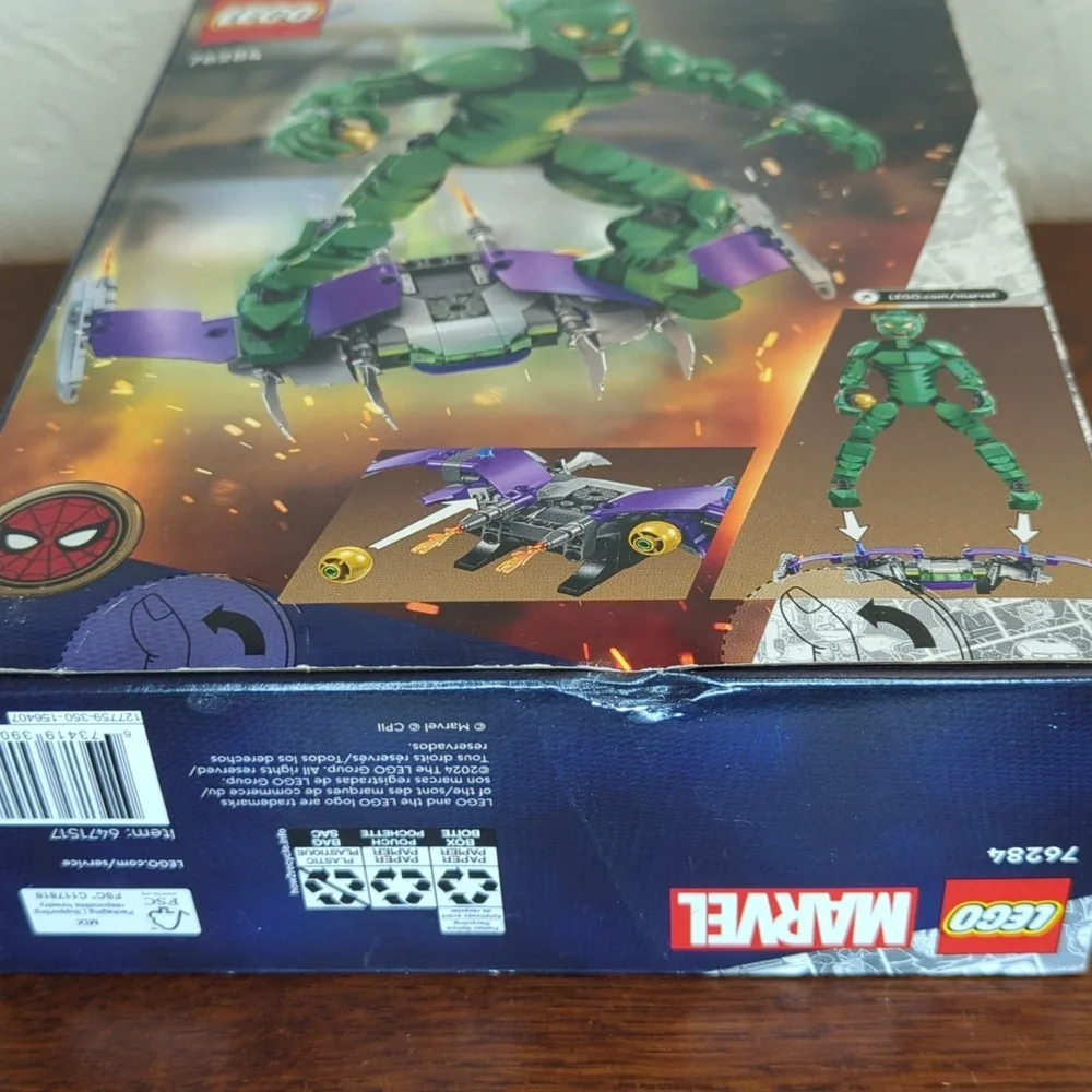 LEGO Marvel Green Goblin Construction Figure 76284 Ages 8+ 471 Pieces